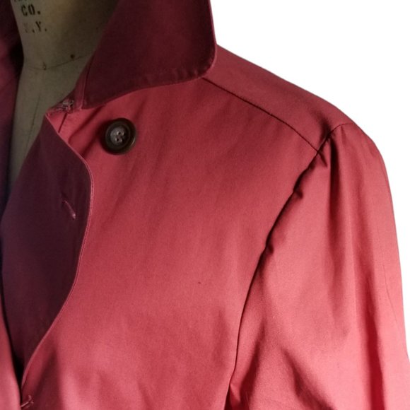 Garnet Hill Double Breasted Belted Trench Jacket - Picture 8 of 16